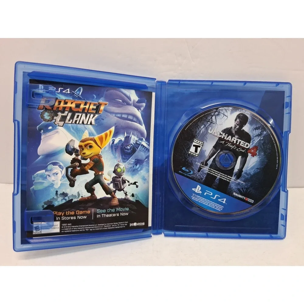 Uncharted 4 A Thiefs End Sony PlayStation 4 PS4 Game  Action Adventure